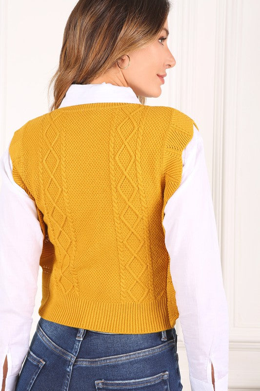 Load image into Gallery viewer, Lilou Ruffle sweater vest
