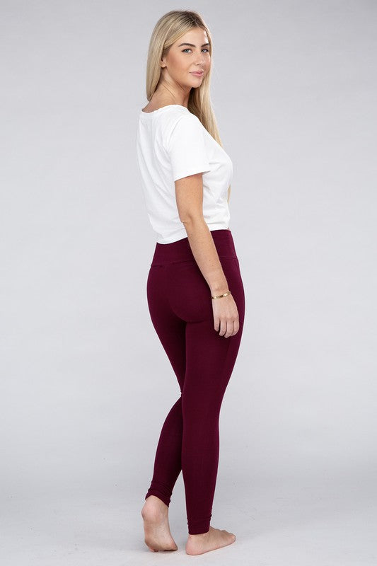 Ambiance Apparel Active Leggings Featuring Concealed Pockets