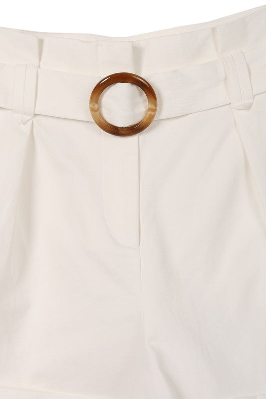 Lilou High Waisted Belted Shorts