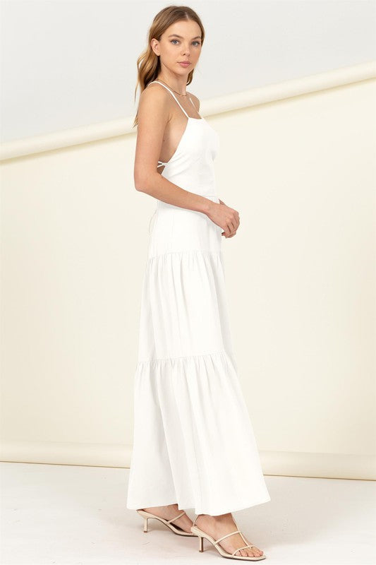 HYFVE Said Yes Tiered Maxi Dress