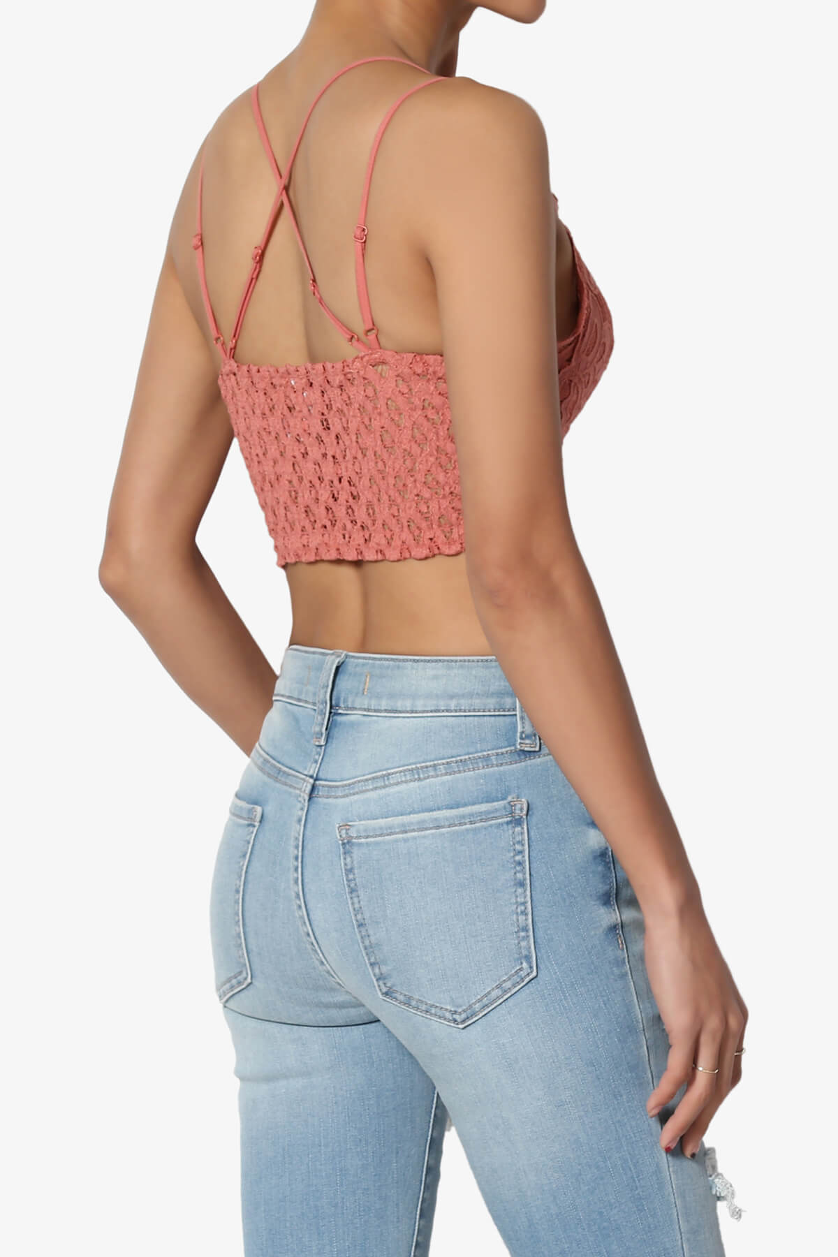 Adella Crochet Lace Bralette ASH ROSE_4