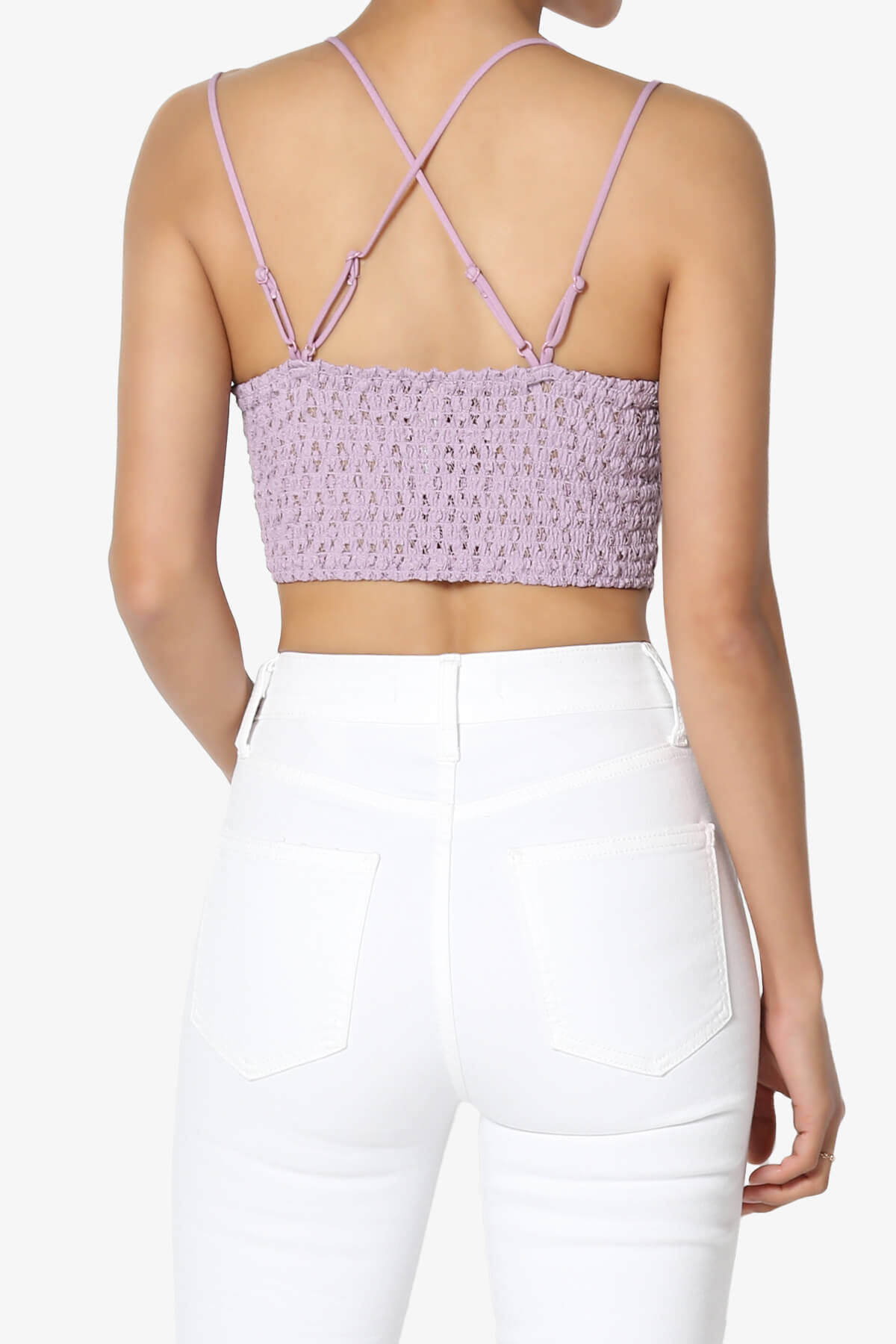 Adella Crochet Lace Bralette DUSTY LAVENDER_2