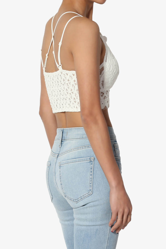 Adella Crochet Lace Bralette IVORY_4