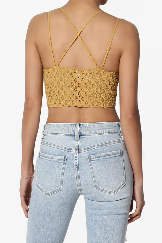 Adella Crochet Lace Bralette LIGHT MUSTARD_2