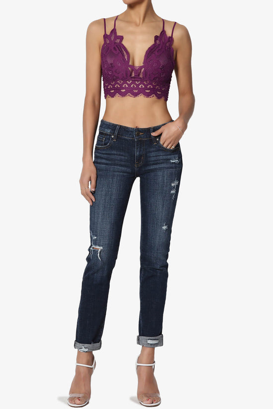 Adella Crochet Lace Bralette PLUM_6