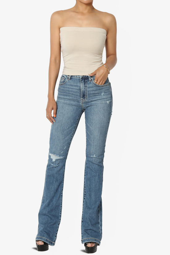 Aliyah Super High Rise Flare Jeans in LIVLY MEDIUM_6