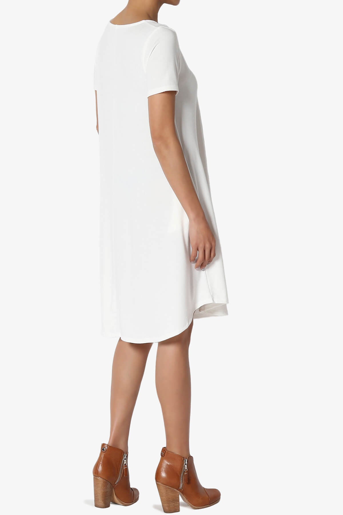 Load image into Gallery viewer, Amella Strappy Scoop Neck Pocket Dress IVORY_4
