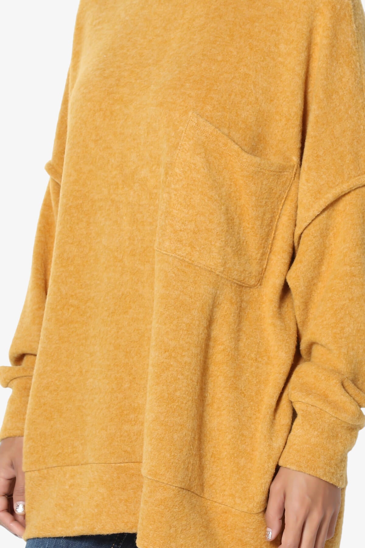 Breccan Blushed Knit Oversized Sweater GOLDEN MUSTARD_5