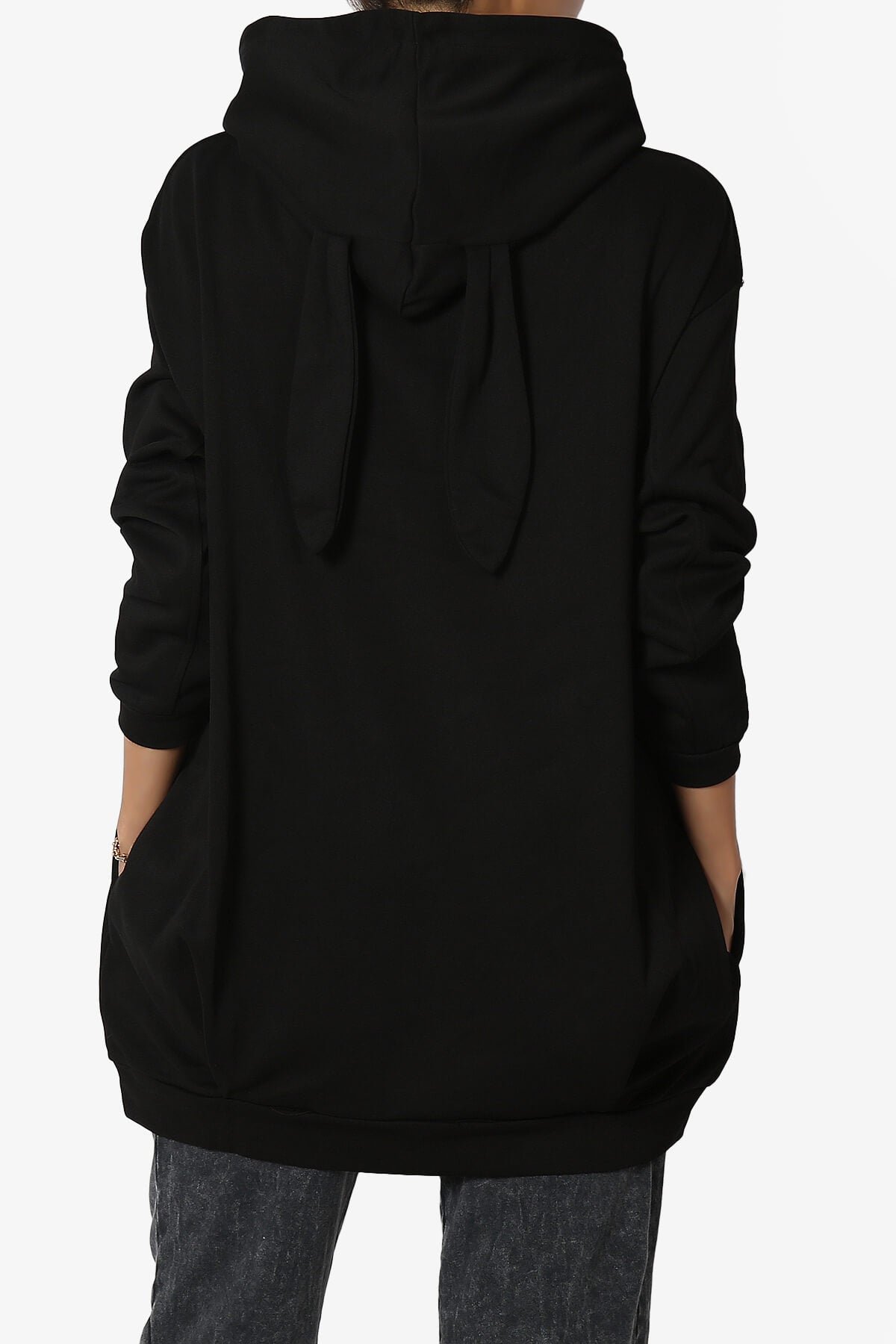 Cabo Rabbit French Terry Hoodie BLACK_1