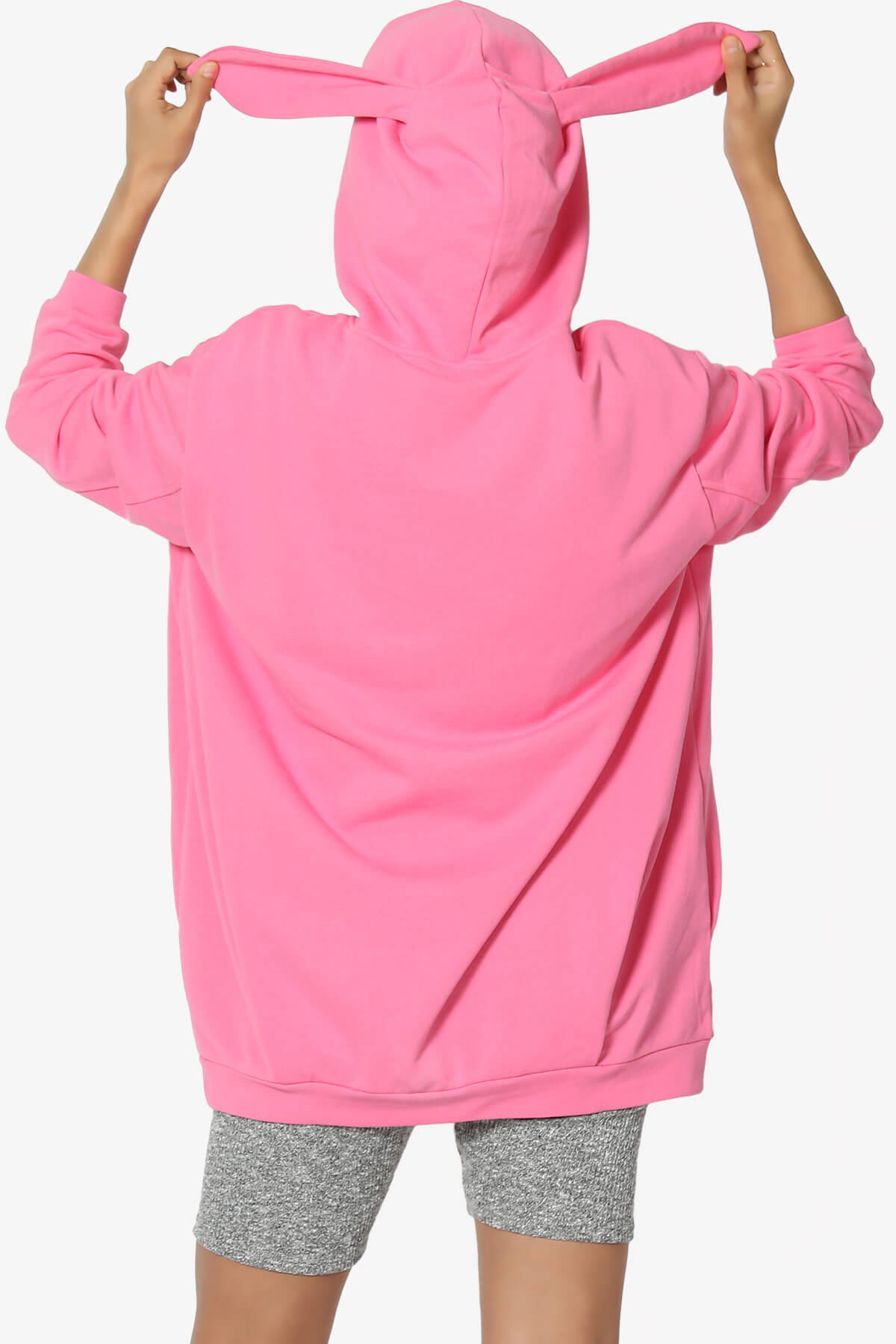 Cabo Rabbit French Terry Hoodie PINK_1