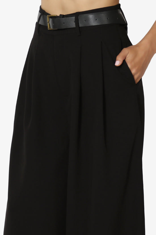 Caden High Waisted Wide Leg Trousers BLACK_5