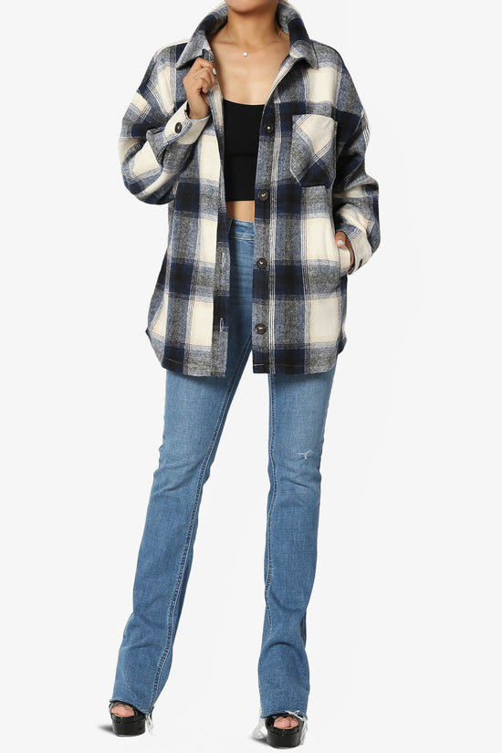 Cameron Plaid Flannel Oversized Shacket NAVY_6