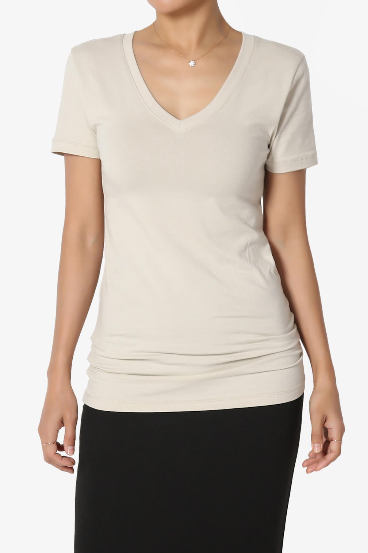 Candela V-Neck Short Sleeve T-Shirts