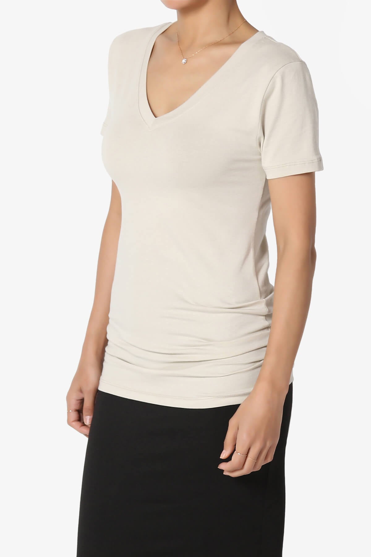 Candela V-Neck Short Sleeve T-Shirts