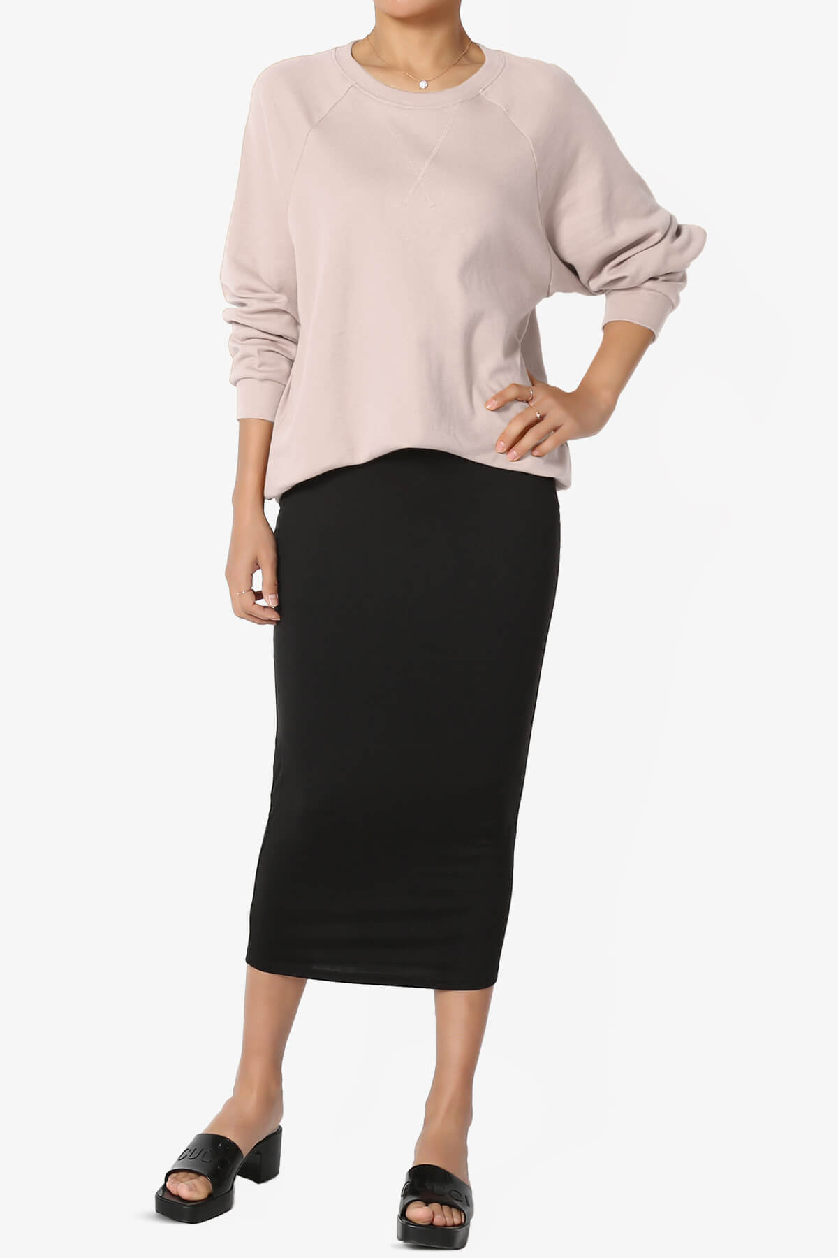 Carlene Cotton Raglan Sleeve Pullover Top DUSTY BLUSH_6