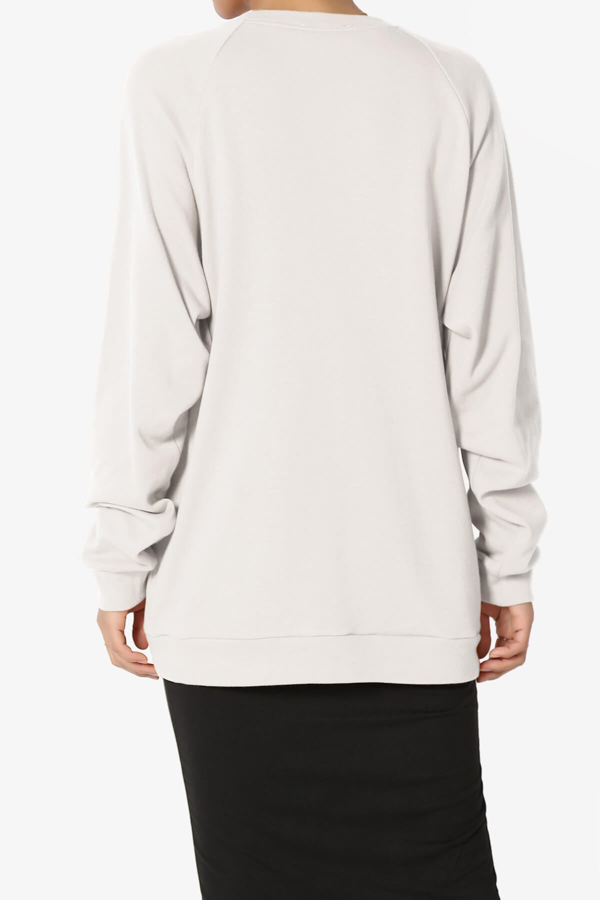 Carlene Cotton Raglan Sleeve Pullover Top PLUS