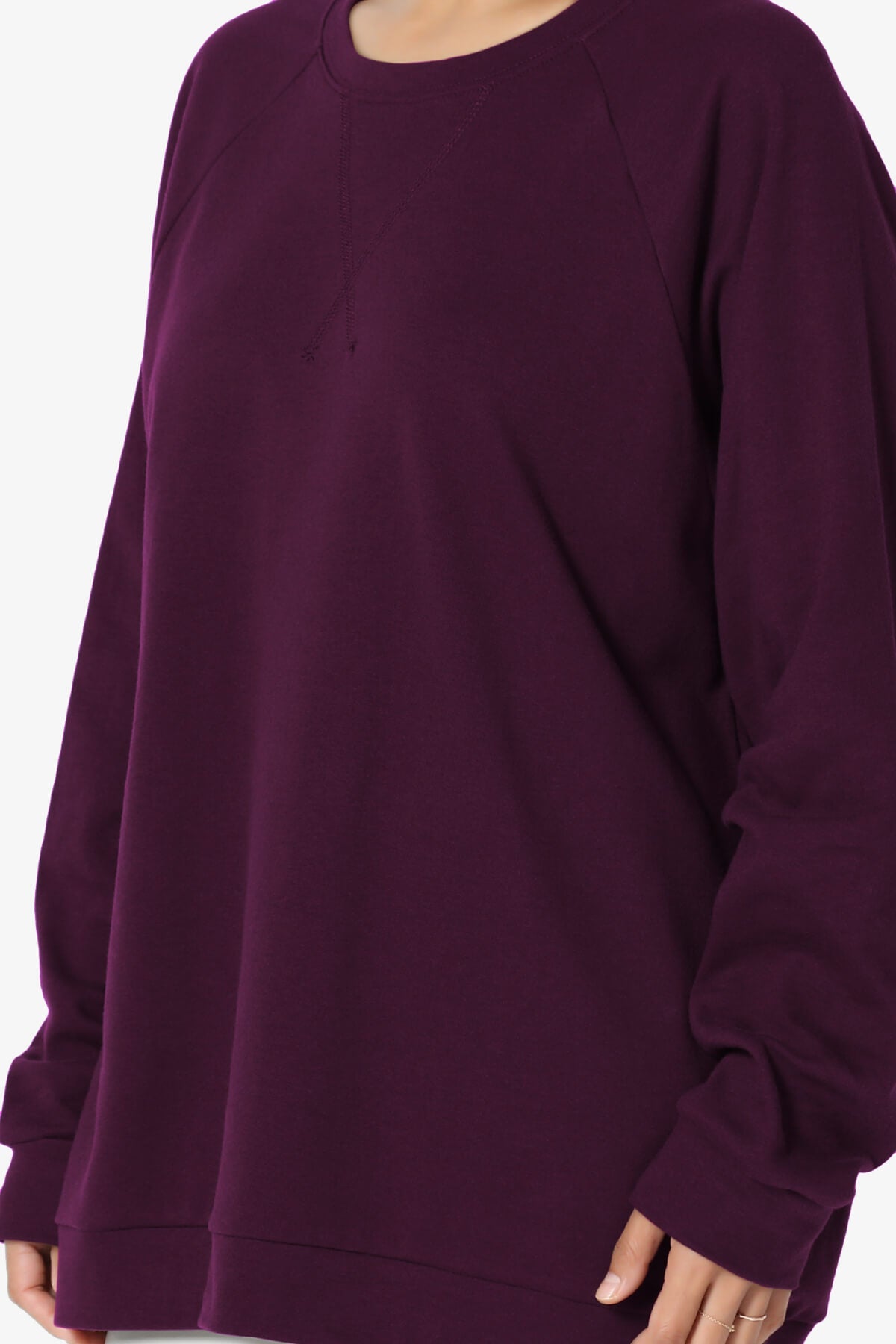 Carlene Cotton Raglan Sleeve Pullover Top