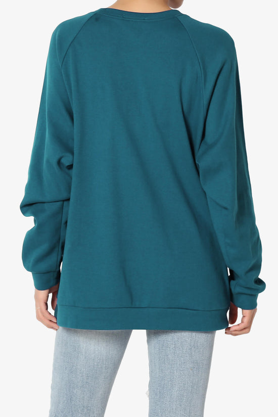 Carlene Cotton Raglan Sleeve Pullover Top PLUS