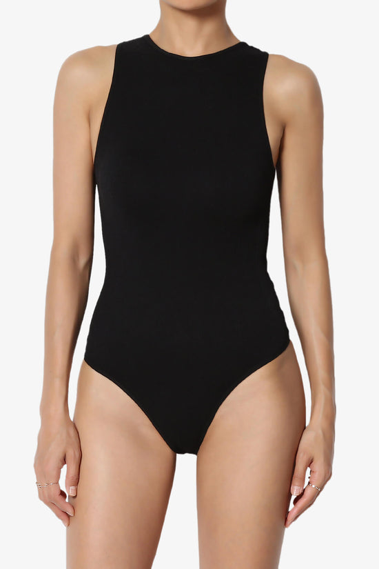 Belinda Ribbed Tank Thong Bodysuit