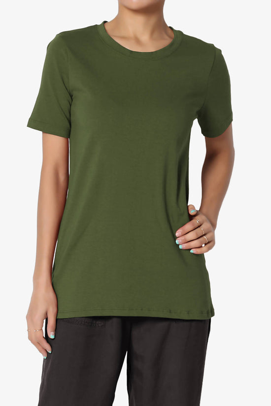 Elora Crew Neck Short Sleeve T-Shirt PLUS