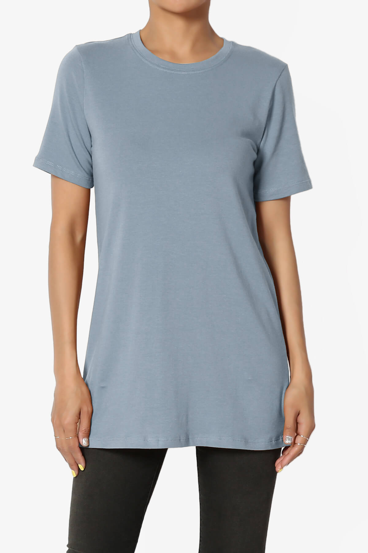 Elora Crew Neck Short Sleeve T-Shirt PLUS