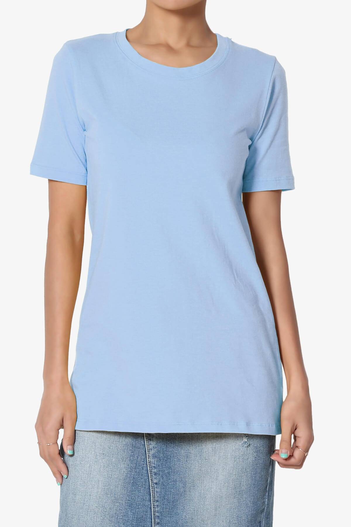 Elora Crew Neck Short Sleeve T-Shirt PLUS