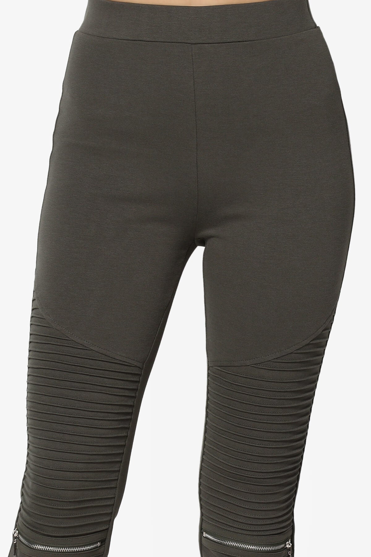 Faelyn Zip Knee Moto Pull On Pants