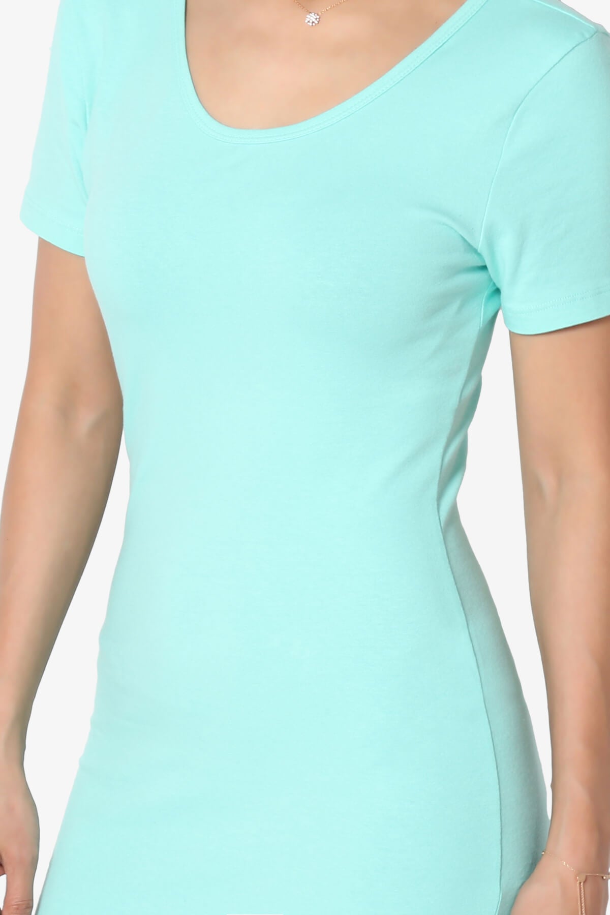 Fontella Short Sleeve Bodycon Dress MINT_5