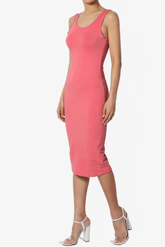 Fontella Sleeveless Bodycon Midi Dress ROSE_3