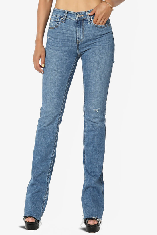 Load image into Gallery viewer, Imogen Mid Rise Bootcut Jeans in Goner Med MEDIUM_1
