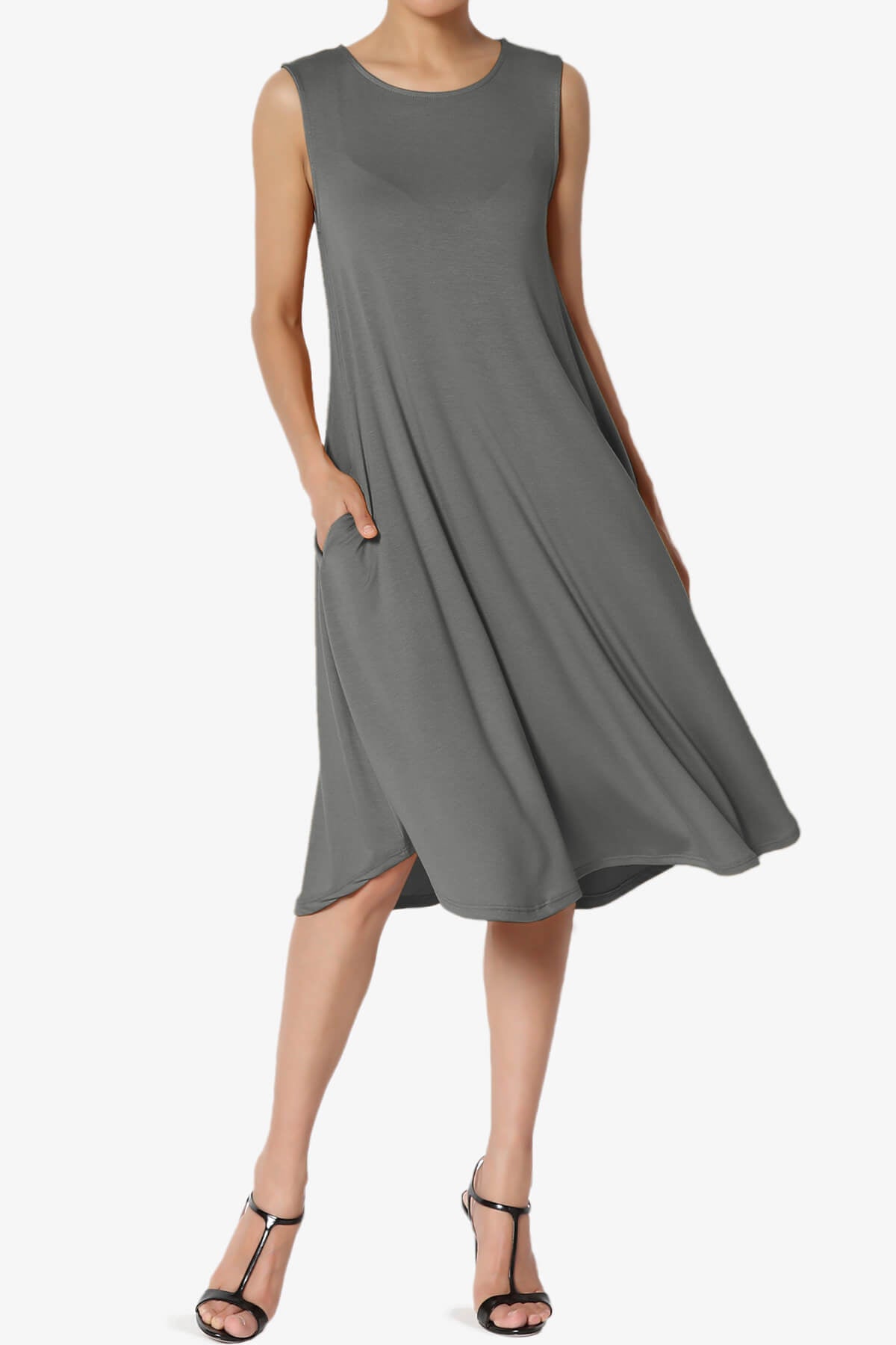 can i wear leggings under a sleeveless swing dress - Google Search