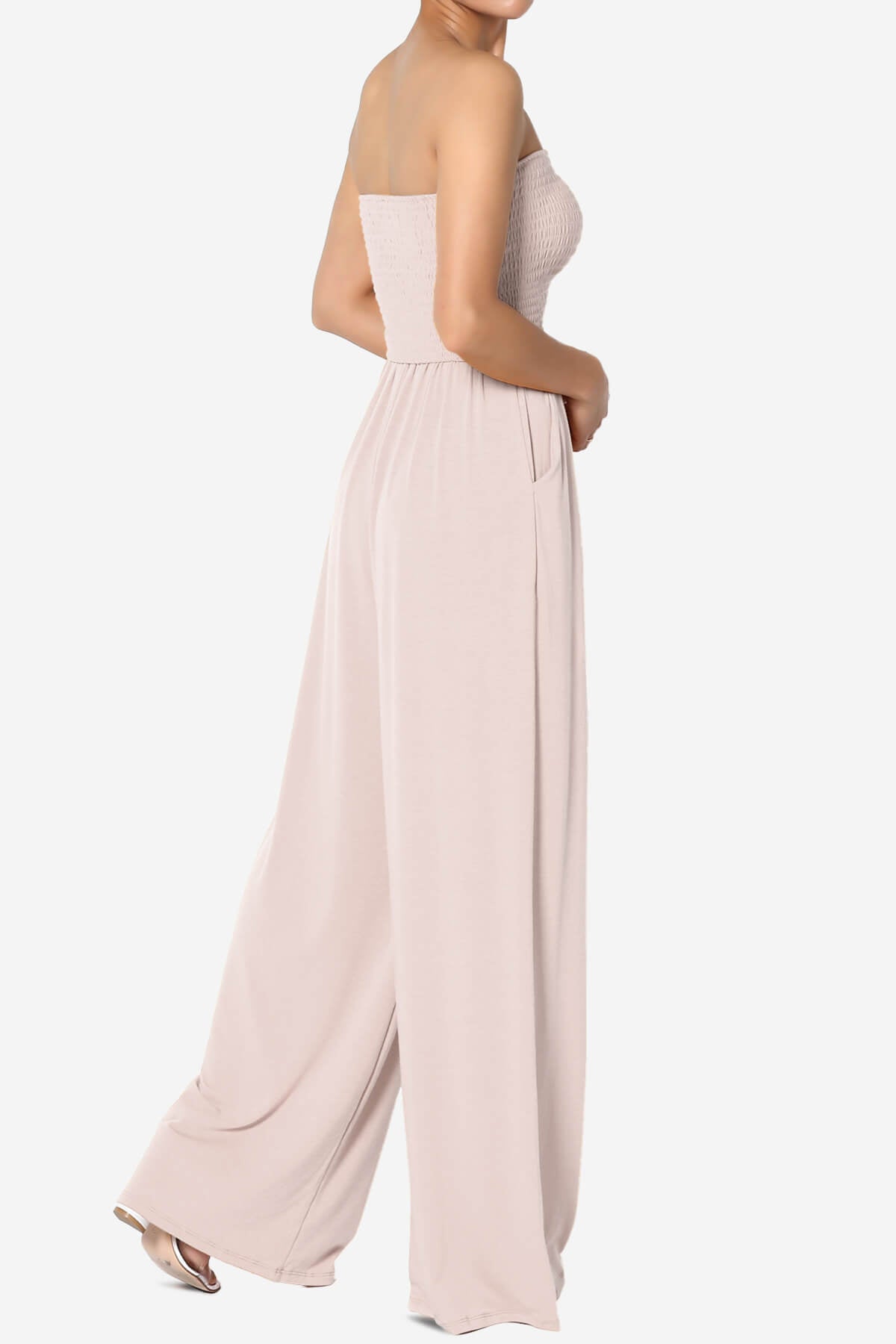 Jaklin Strapless Wide Leg Jumpsuit DUSTY BLUSH_4