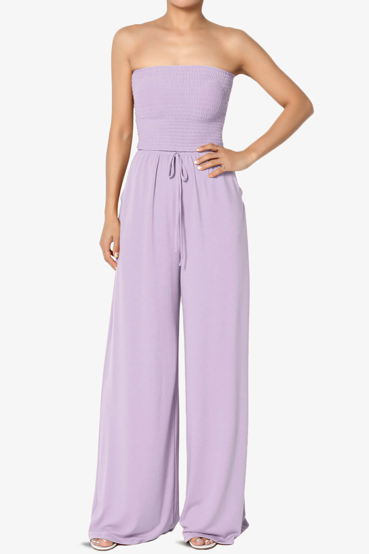 Jaklin Strapless Wide Leg Jumpsuit DUSTY LAVENDER_1