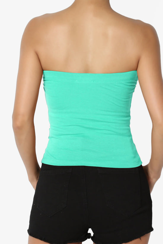 Load image into Gallery viewer, Jana Strapless Cropped Tube Top w Shelf Bra MINT_2
