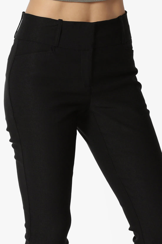 Kadee Stretch Skinny Leg Trousers BLACK_5