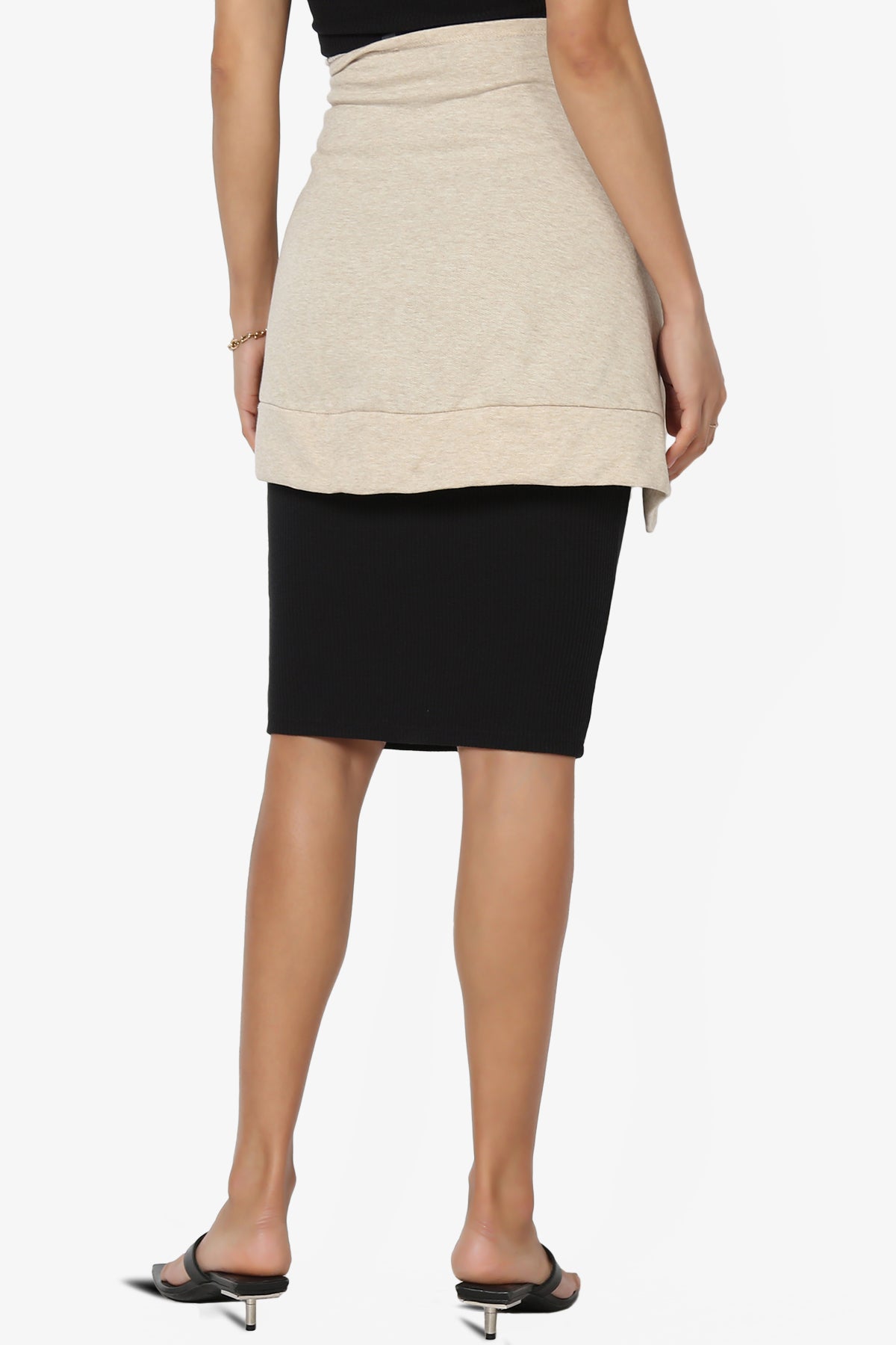 Karrigan Y Zone Hip Cover Up Wrap Skirt OATMEAL_2