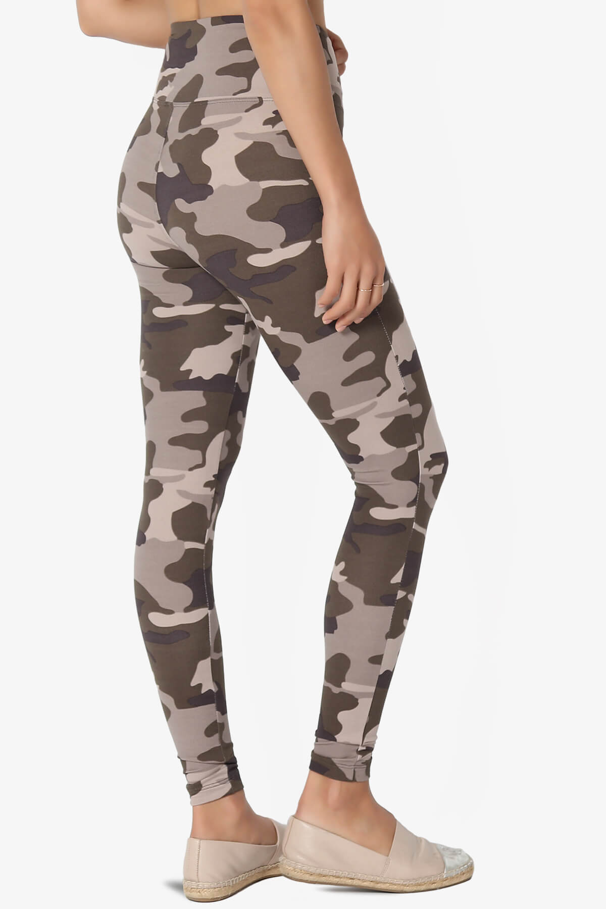 Load image into Gallery viewer, Lafayette Camo Army High Waist Microfiber Leggings DUSTY OLIVE_4
