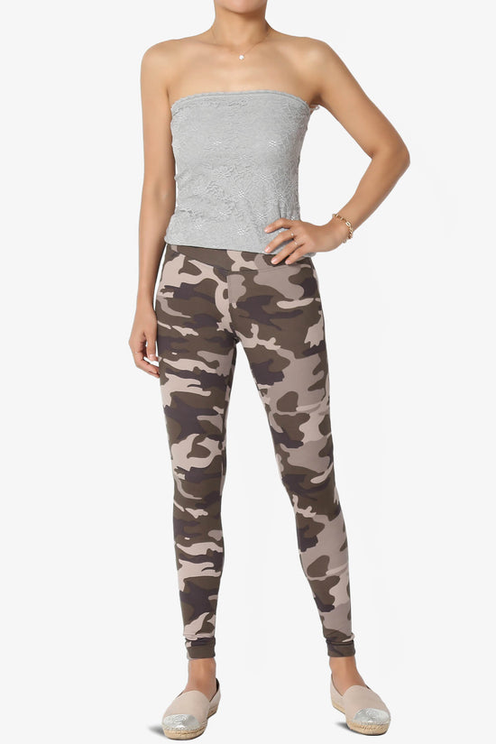 Load image into Gallery viewer, Lafayette Camo Army High Waist Microfiber Leggings DUSTY OLIVE_6
