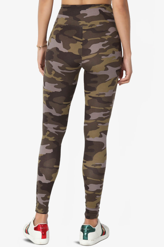 Load image into Gallery viewer, Lafayette Camo Army High Waist Microfiber Leggings OLIVE_2
