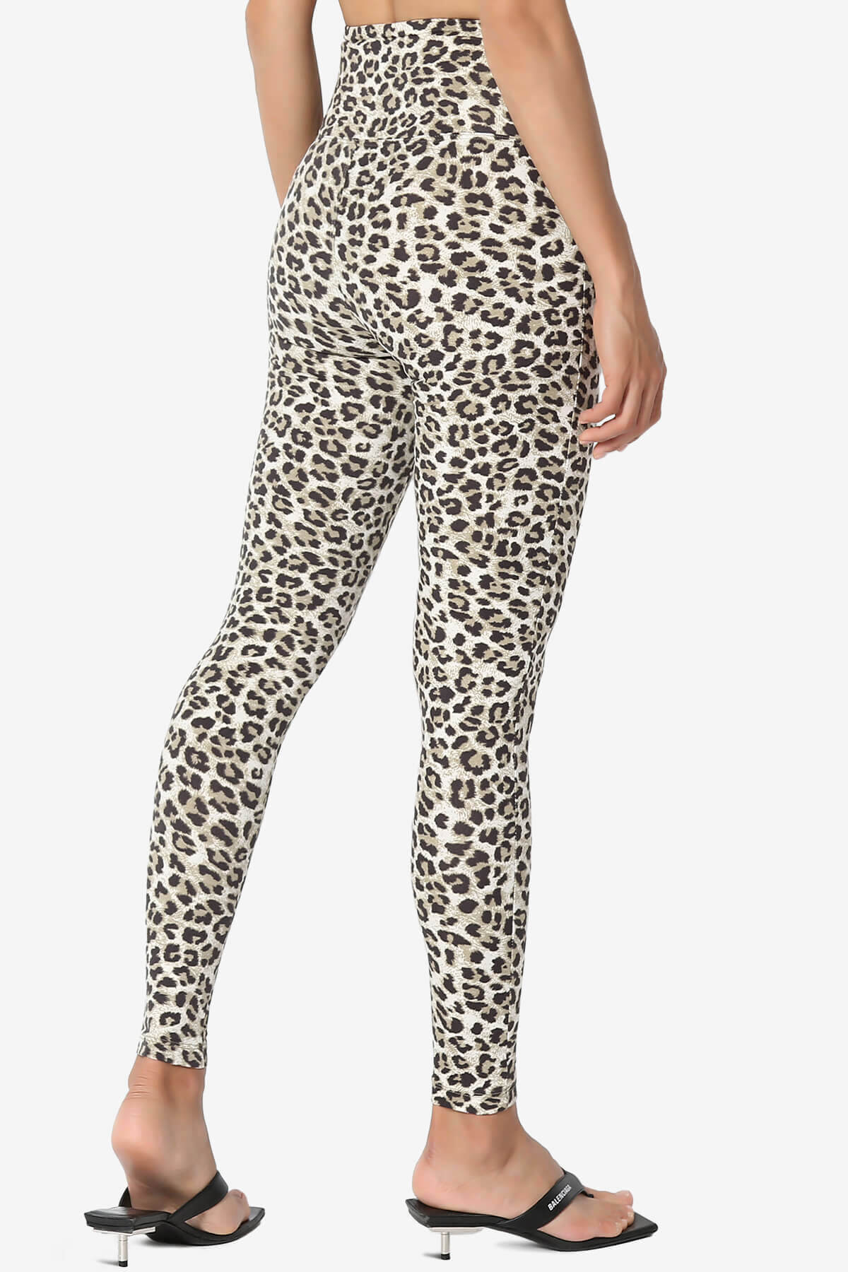 Lafayette Leopard High Waist Microfiber Leggings OLIVE_4