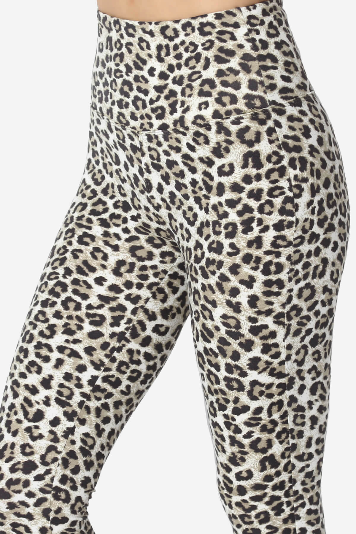 Load image into Gallery viewer, Lafayette Leopard High Waist Microfiber Leggings OLIVE_5
