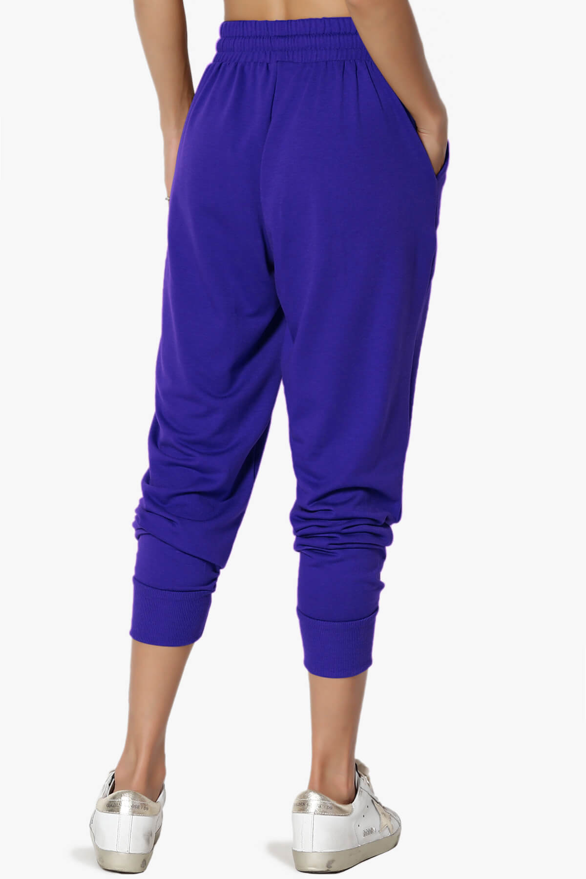 Load image into Gallery viewer, Lanette Drawstring Jersey Jogger Pants BRIGHT BLUE_2
