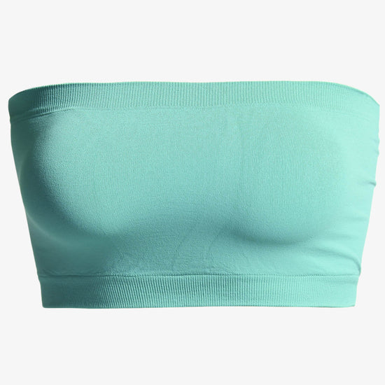 Load image into Gallery viewer, Ludlow Seamless Bandeau Bra Top ASH MINT_1
