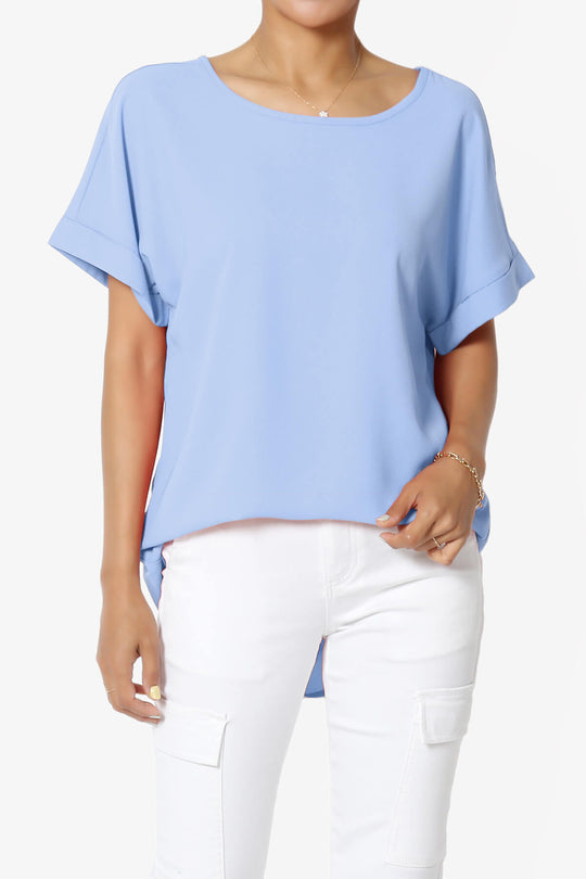 Marla Lightweight Woven Dolman Top