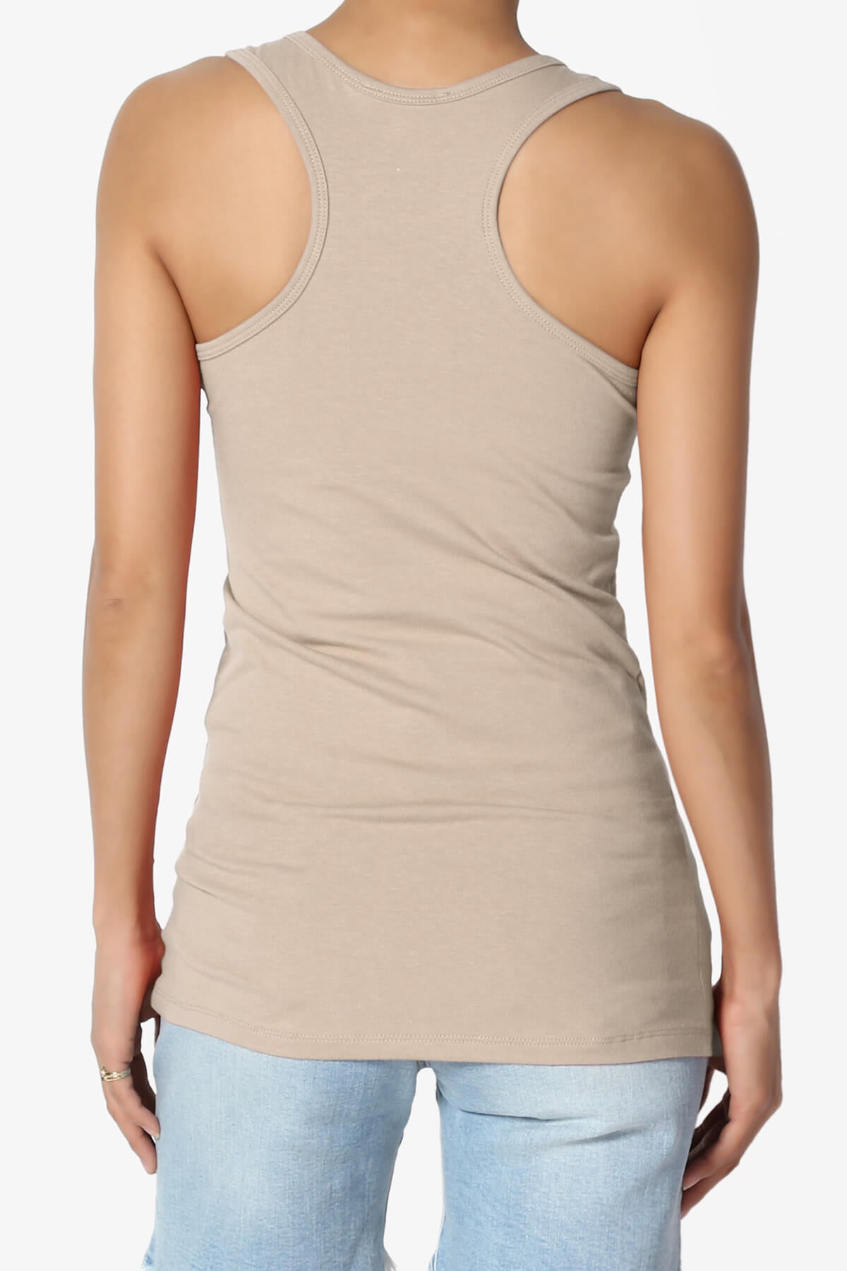 Load image into Gallery viewer, Marnie Racerback Tank Top LIGHT MOCHA_2
