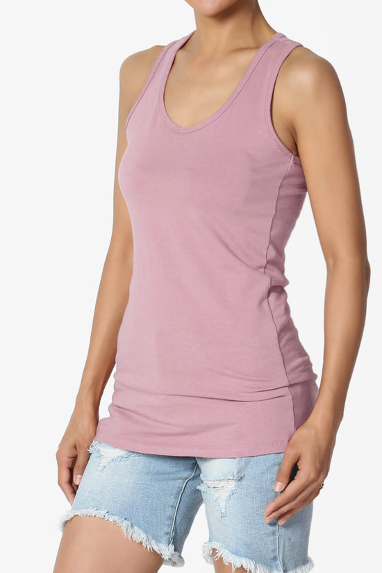 Load image into Gallery viewer, Marnie Racerback Tank Top LIGHT ROSE_3
