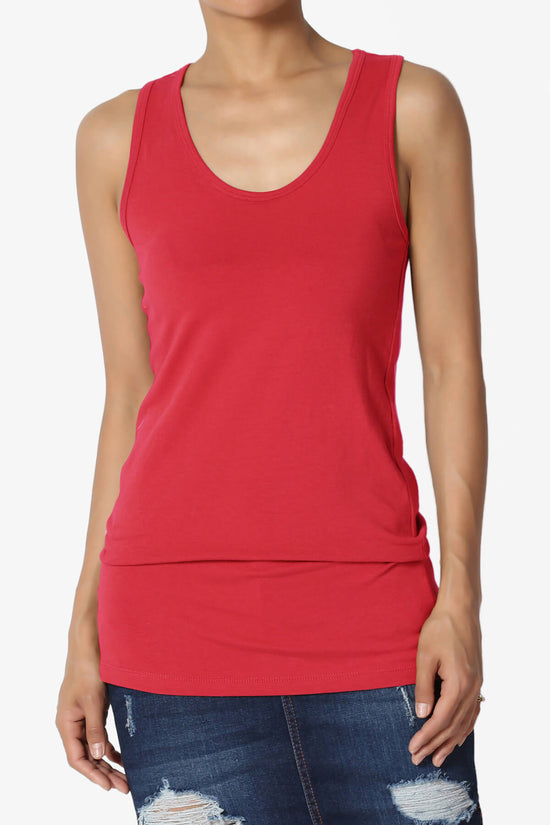 Load image into Gallery viewer, Marnie Racerback Tank Top RED_1
