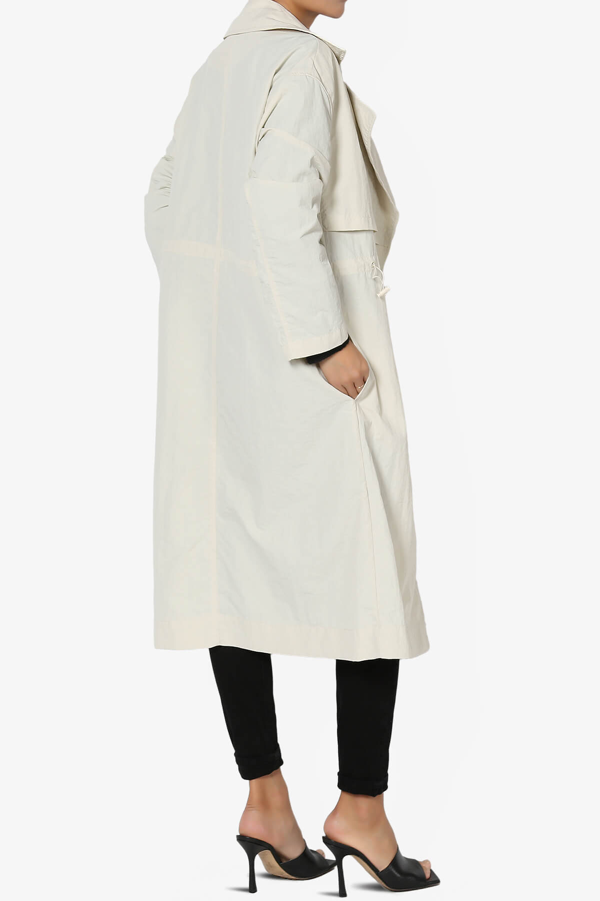 Load image into Gallery viewer, Melanie Lightweight Trench Coat CREAM_4
