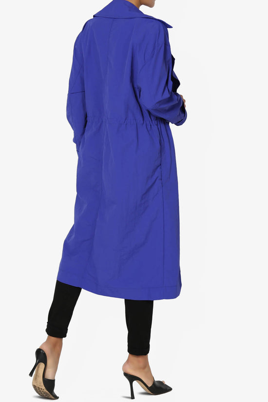 Load image into Gallery viewer, Melanie Lightweight Trench Coat ROYAL BLUE_4
