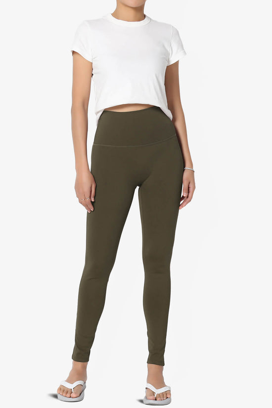 Mosco Athletic High Rise Ankle Leggings OLIVE_6